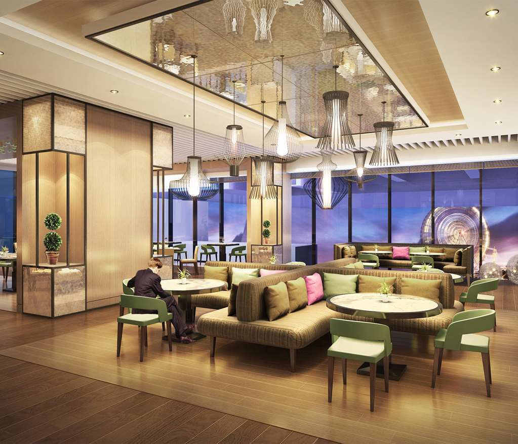 Hilton Garden Inn Ningbo Restoran fotoğraf